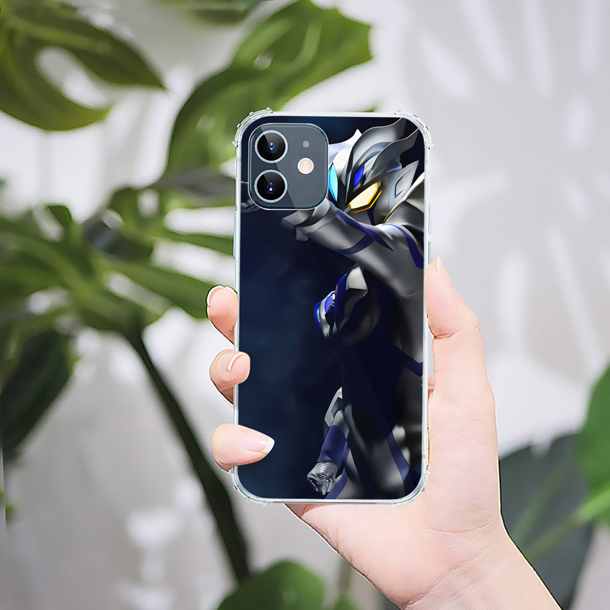 （画像用） ウルトラマン Ultraman 【iPhone 12シリーズ対応】透明スマホケース（クリアソフトケース）
